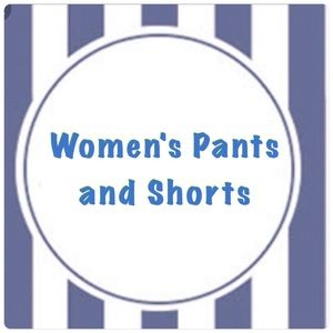 Women's jeans, pants and shorts.